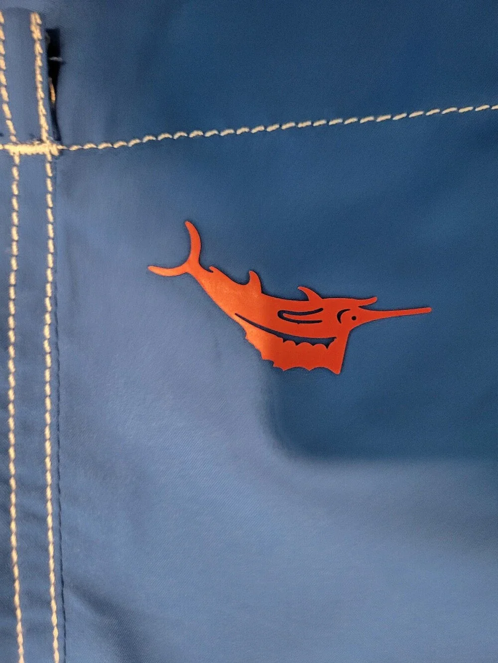 Tommy Bahama Royal Blue Swim Board Shorts with Coral Logo